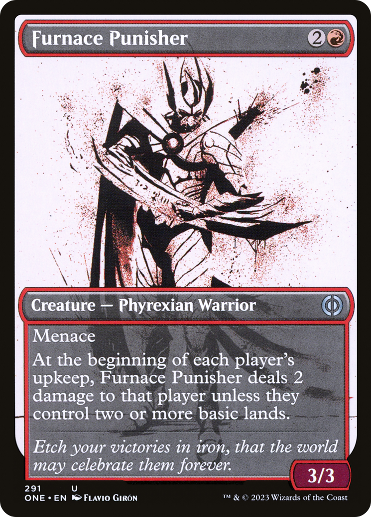 Furnace Punisher (Showcase Ichor) [Phyrexia: All Will Be One] | Good Games North