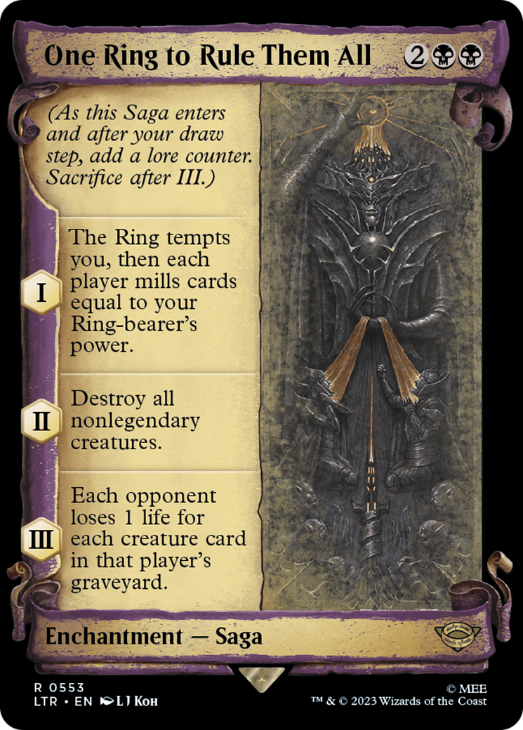 One Ring to Rule Them All [The Lord of the Rings: Tales of Middle-Earth Showcase Scrolls] | Good Games North