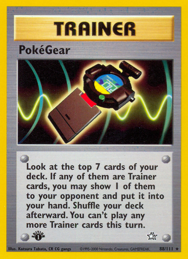 PokeGear (88/111) [Neo Genesis 1st Edition] | Good Games North