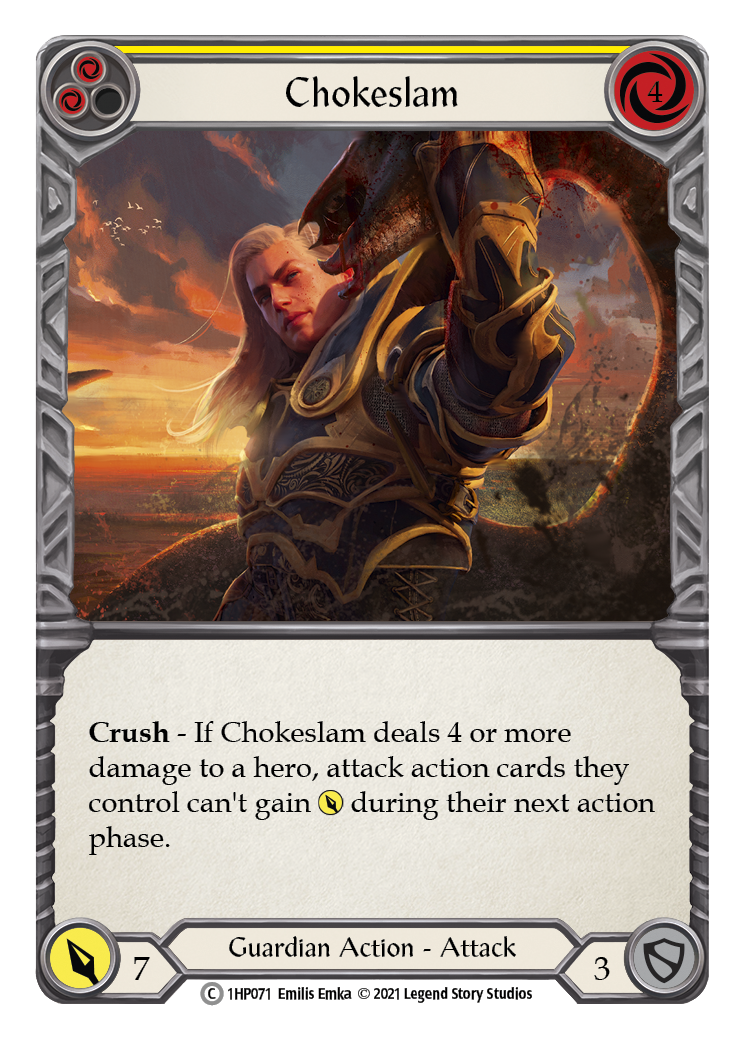 Chokeslam (Yellow) [1HP071] | Good Games North
