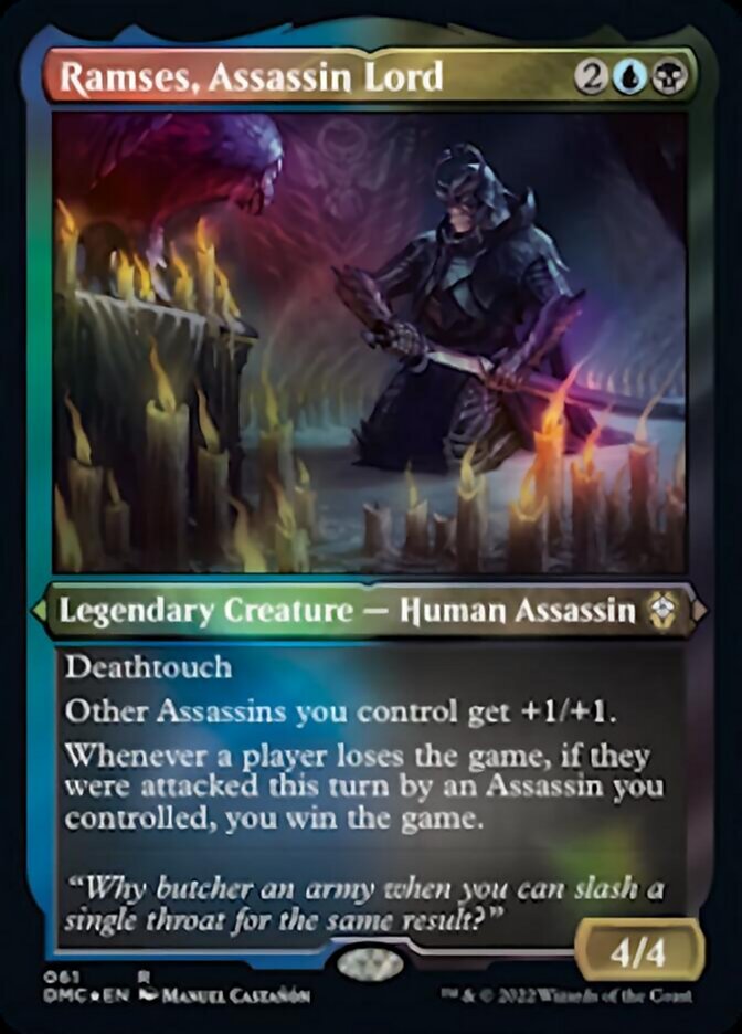 Ramses, Assassin Lord (Foil Etched) [Dominaria United Commander] | Good Games North