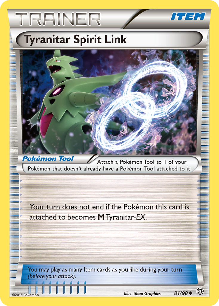 Tyranitar Spirit Link (81/98) [XY: Ancient Origins] | Good Games North