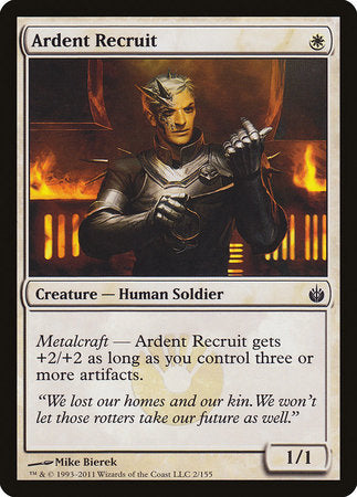 Ardent Recruit [Mirrodin Besieged] | Good Games North