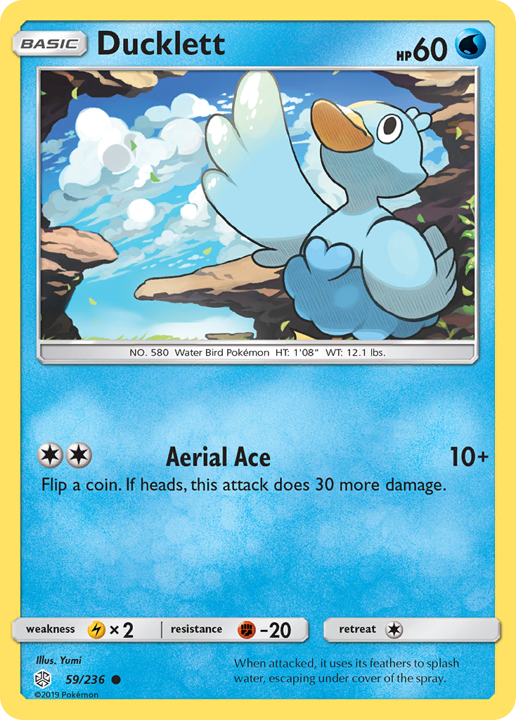 Ducklett (59/236) [Sun & Moon: Cosmic Eclipse] | Good Games North