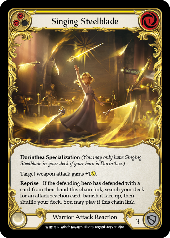 Singing Steelblade [WTR121-S] Alpha Print Normal | Good Games North