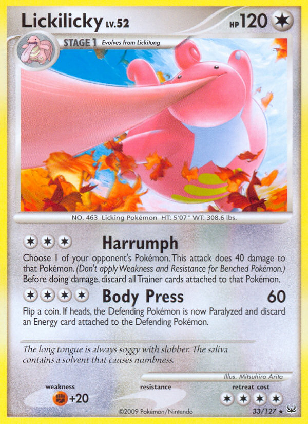 Lickilicky (33/127) [Platinum: Base Set] | Good Games North