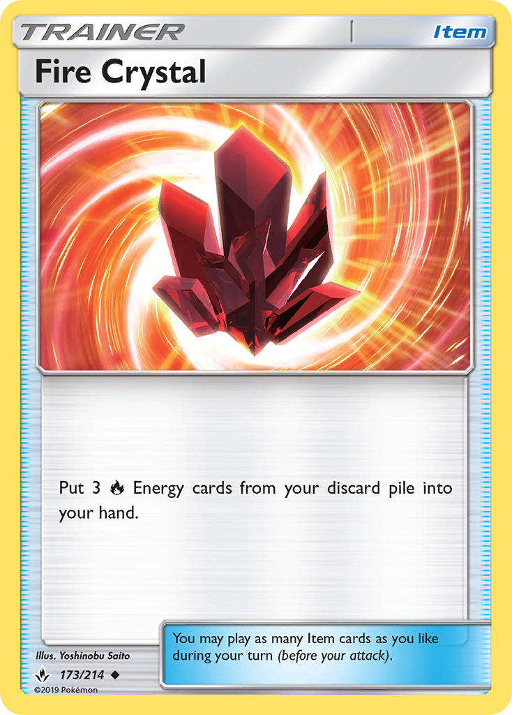 Fire Crystal (173/214) [Sun & Moon: Unbroken Bonds] | Good Games North