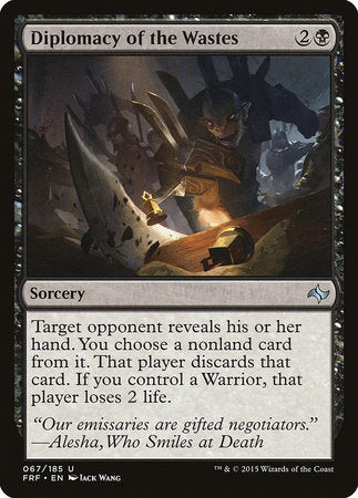 Diplomacy of the Wastes [Fate Reforged] | Good Games North