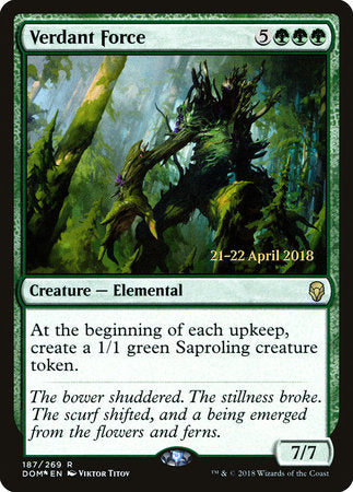 Verdant Force [Dominaria Promos] | Good Games North