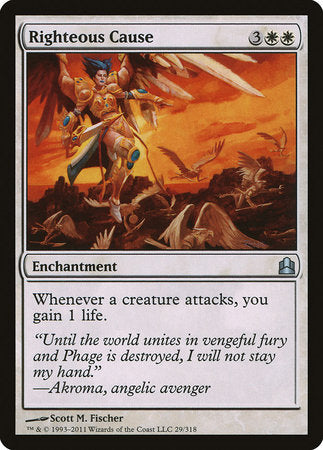 Righteous Cause [Commander 2011] | Good Games North