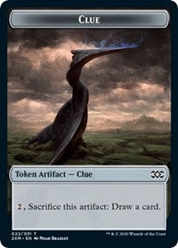 Clue // Wurm (030) Double-sided Token [Double Masters Tokens] | Good Games North