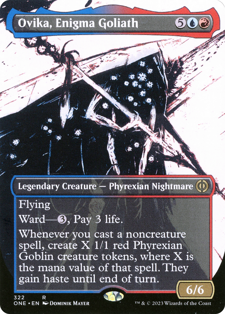 Ovika, Enigma Goliath (Borderless Ichor) [Phyrexia: All Will Be One] | Good Games North