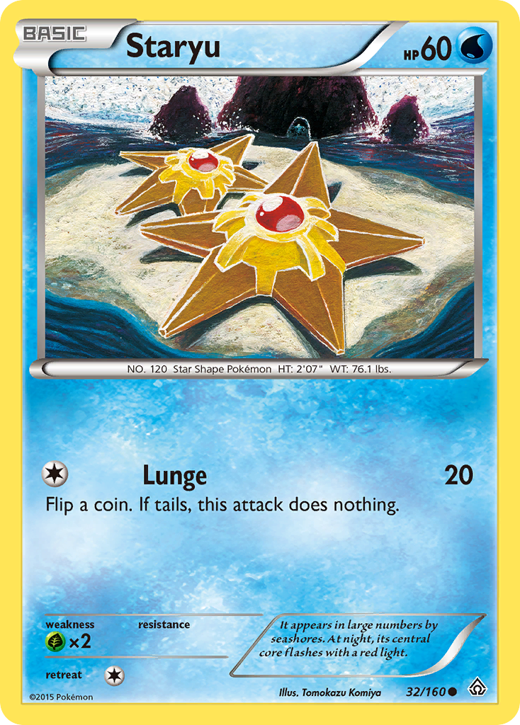 Staryu (32/160) [XY: Primal Clash] | Good Games North