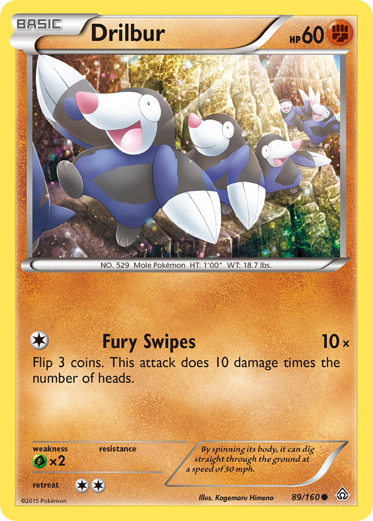 Drilbur (89/160) [XY: Primal Clash] | Good Games North