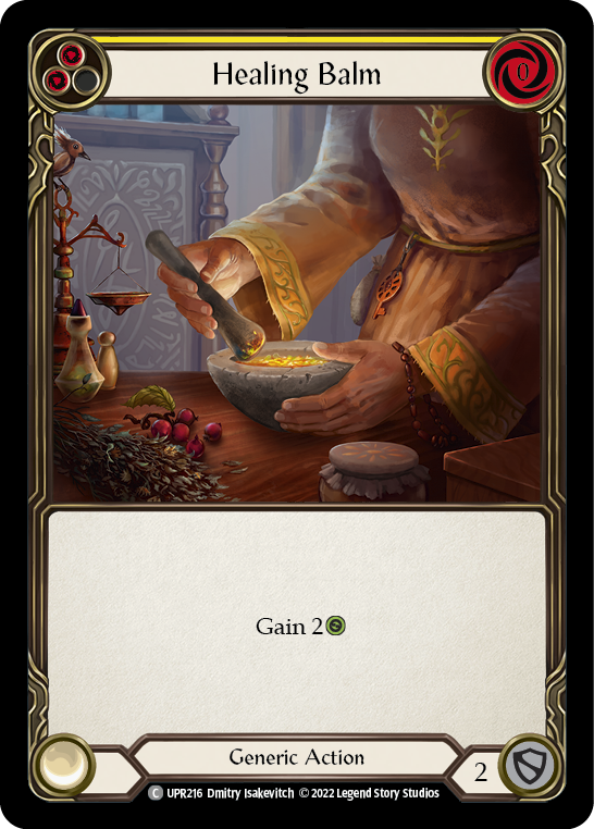 Healing Balm (Yellow) [UPR216] (Uprising)  Rainbow Foil | Good Games North