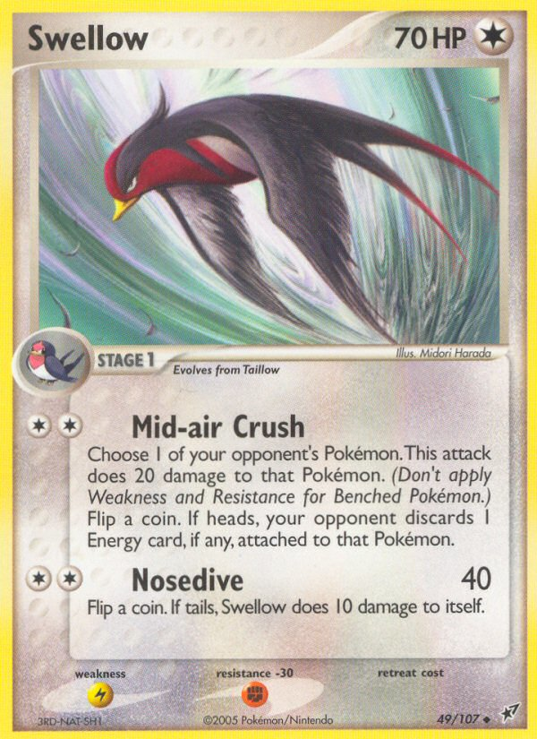 Swellow (49/107) [EX: Deoxys] | Good Games North