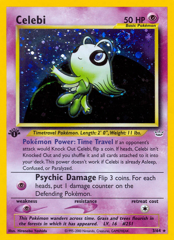 Celebi (3/64) [Neo Revelation 1st Edition] | Good Games North