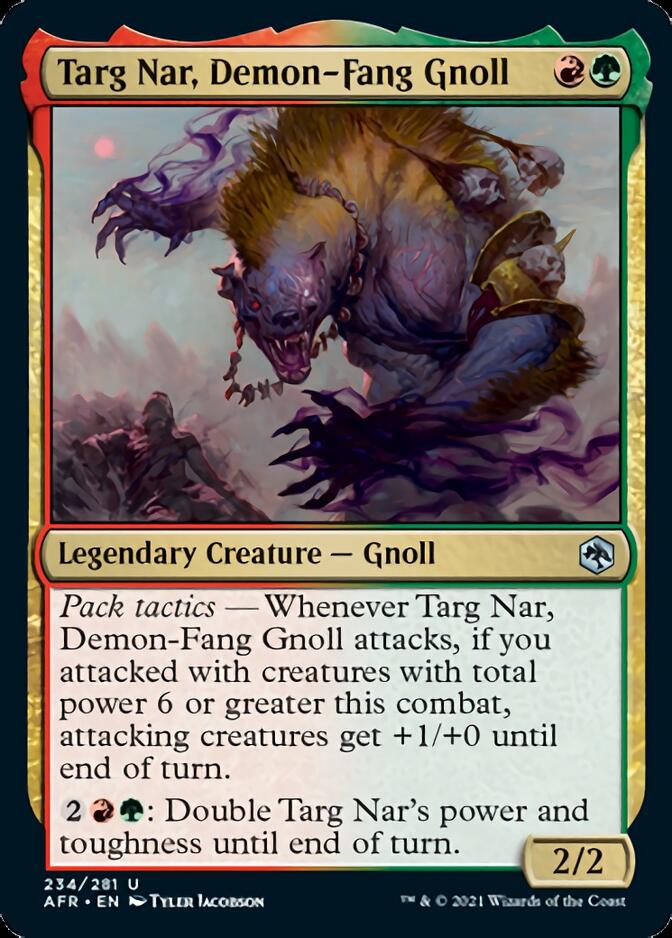 Targ Nar, Demon-Fang Gnoll [Dungeons & Dragons: Adventures in the Forgotten Realms] | Good Games North
