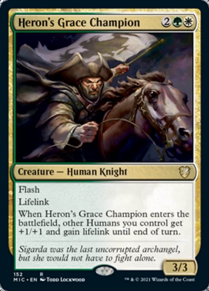 Heron's Grace Champion [Innistrad: Midnight Hunt Commander] | Good Games North