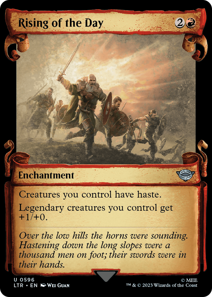 Rising of the Day [The Lord of the Rings: Tales of Middle-Earth Showcase Scrolls] | Good Games North