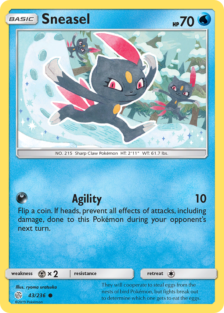 Sneasel (43/236) [Sun & Moon: Cosmic Eclipse] | Good Games North