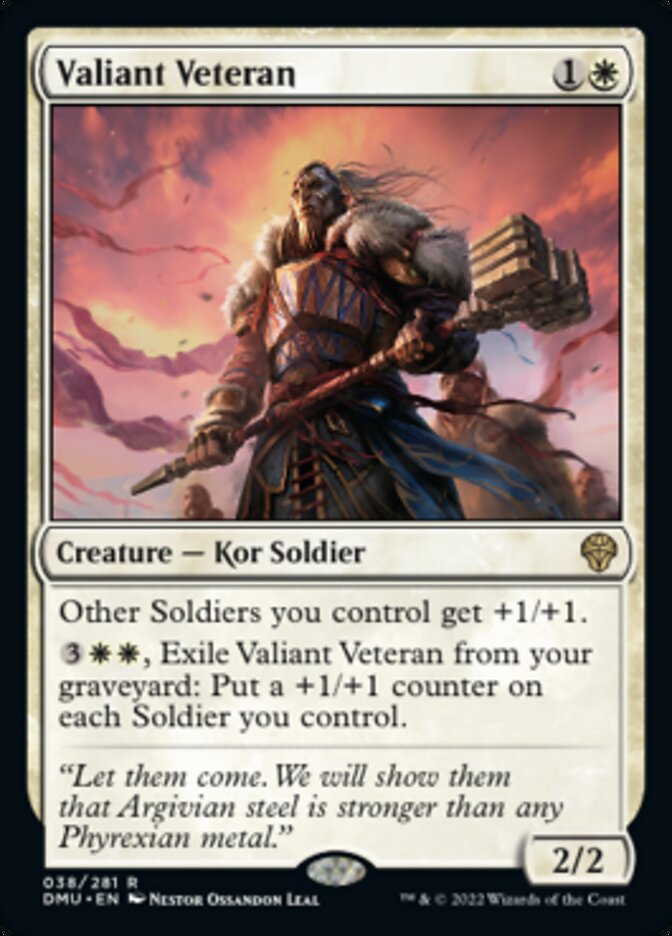 Valiant Veteran [Dominaria United] | Good Games North