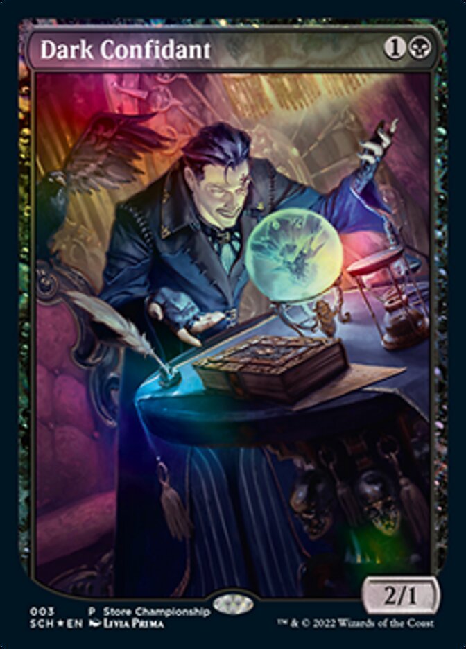 Dark Confidant (Extended Art) [Store Championships 2022] | Good Games North