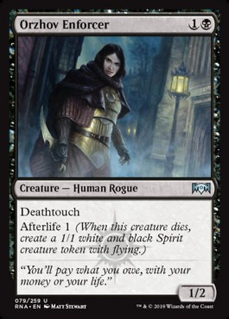 Orzhov Enforcer [Ravnica Allegiance] | Good Games North