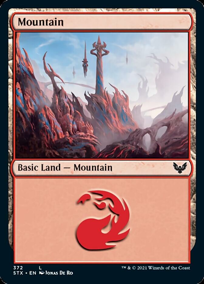Mountain (#372) [Strixhaven: School of Mages] | Good Games North