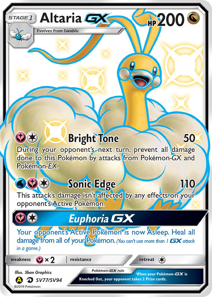 Altaria GX (SV77/SV94) [Sun & Moon: Hidden Fates - Shiny Vault] | Good Games North
