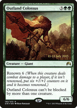 Outland Colossus [Magic Origins Promos] | Good Games North
