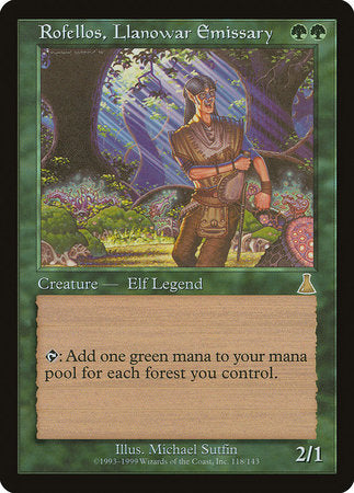 Rofellos, Llanowar Emissary [Urza's Destiny] | Good Games North