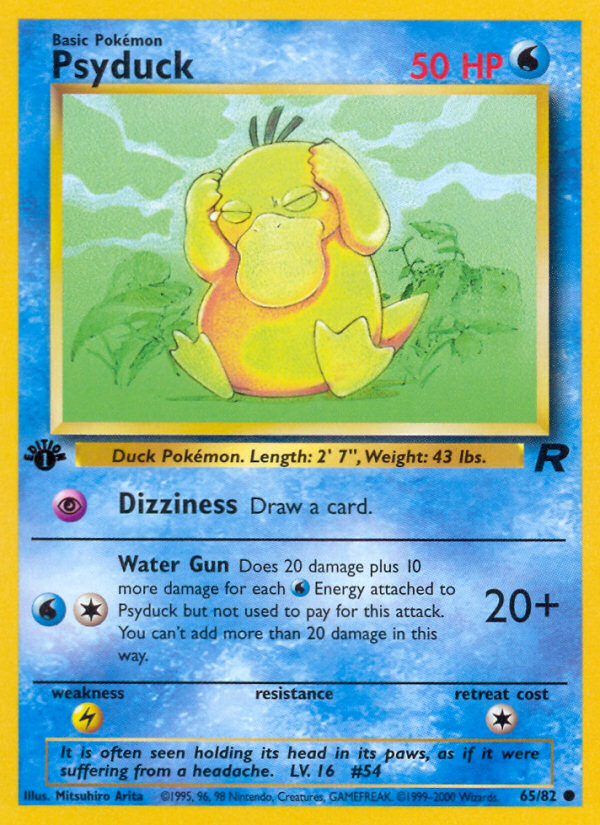 Psyduck (65/82) [Team Rocket 1st Edition] | Good Games North