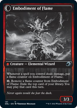 Flame Channeler // Embodiment of Flame [Innistrad: Double Feature] | Good Games North