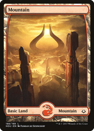 Mountain (188) - Full Art [Hour of Devastation] | Good Games North