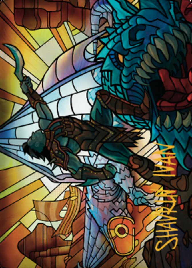 Astor, Bearer of Blades Art Card (Gold-Stamped Signature) [Dominaria United Art Series] | Good Games North