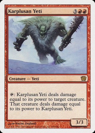 Karplusan Yeti [Ninth Edition] | Good Games North