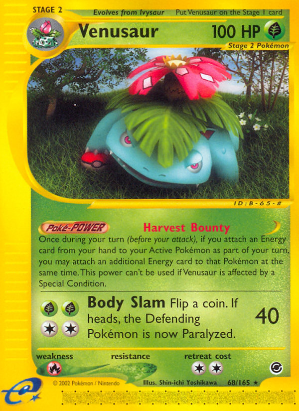 Venusaur (68/165) [Expedition: Base Set] | Good Games North