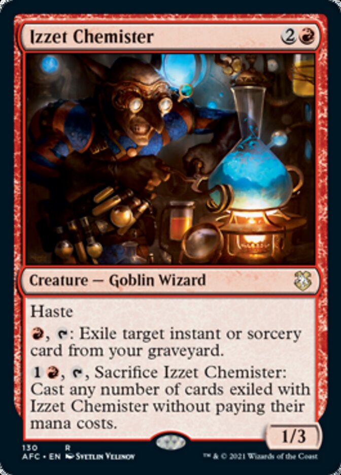 Izzet Chemister [Dungeons & Dragons: Adventures in the Forgotten Realms Commander] | Good Games North