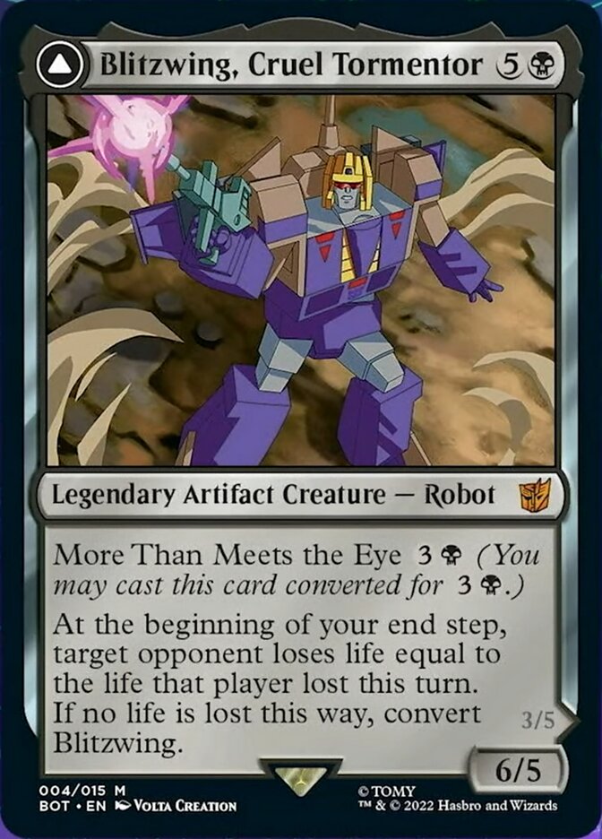 Blitzwing, Cruel Tormentor // Blitzwing, Adaptive Assailant [Universes Beyond: Transformers] | Good Games North