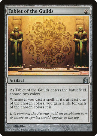 Tablet of the Guilds [Return to Ravnica] | Good Games North