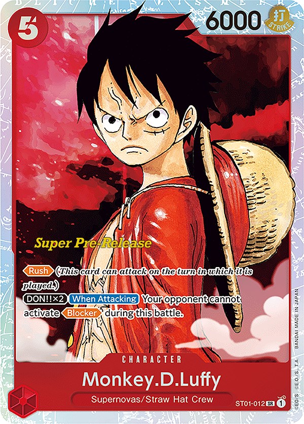 Monkey.D.Luffy (012) [Super Pre-Release Starter Deck: Straw Hat Crew] | Good Games North