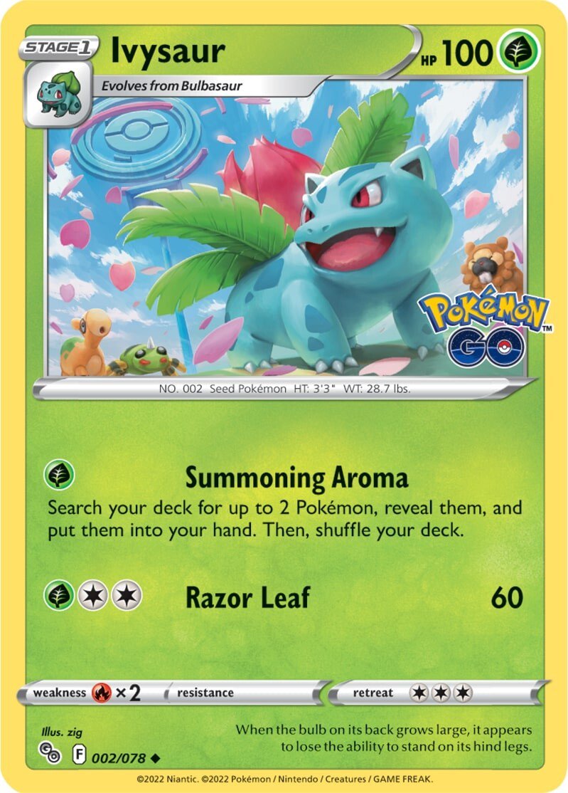 Ivysaur (002/078) [Pokémon GO] | Good Games North