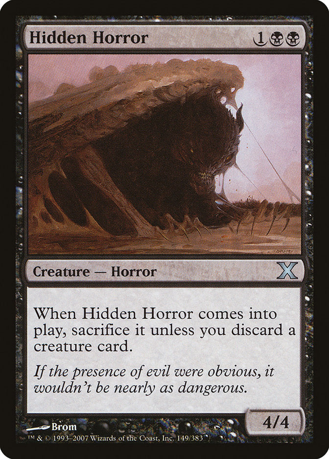 Hidden Horror [Tenth Edition] | Good Games North