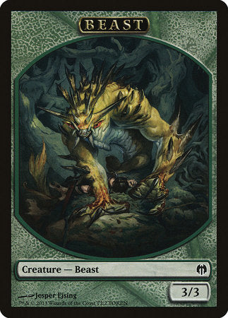 Beast Token [Duel Decks: Heroes vs. Monsters Tokens] | Good Games North