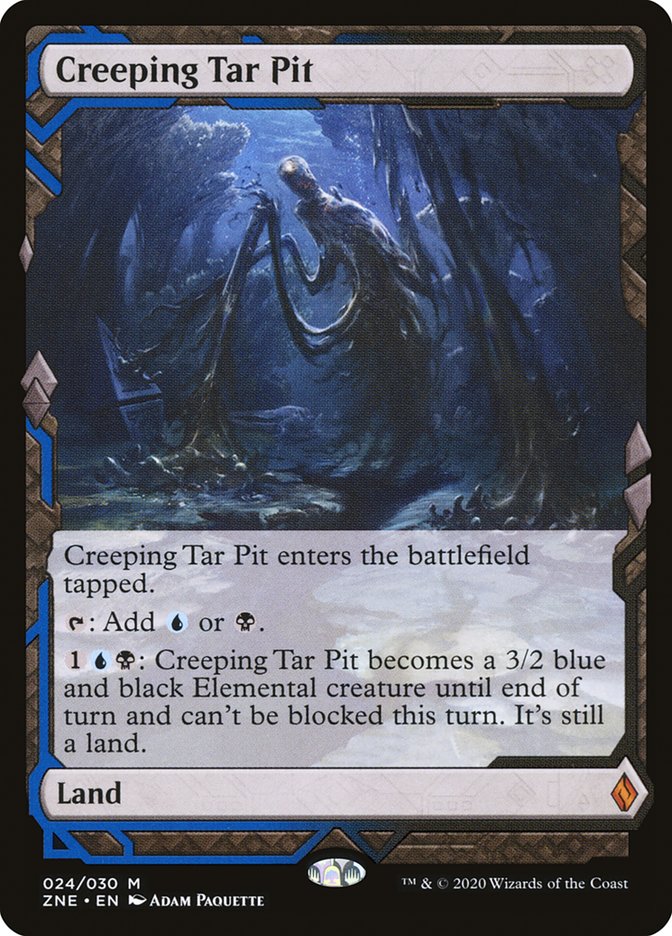 Creeping Tar Pit [Zendikar Rising Expeditions] | Good Games North