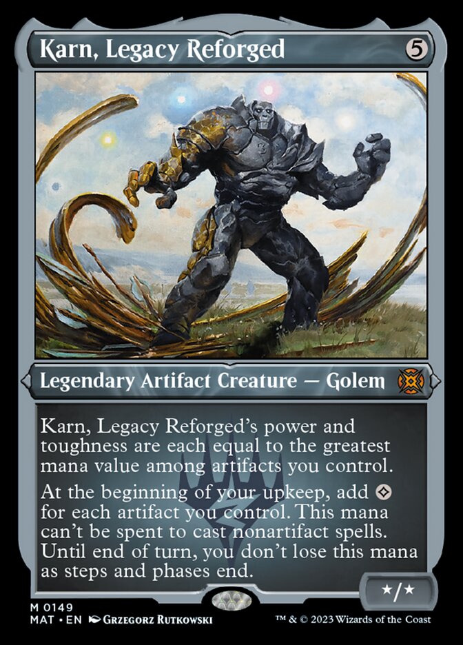 Karn, Legacy Reforged (Foil Etched) [March of the Machine: The Aftermath] | Good Games North