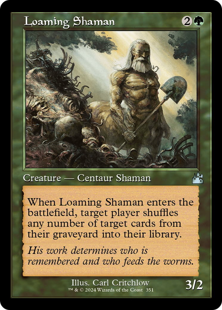Loaming Shaman (Retro Frame) [Ravnica Remastered] | Good Games North