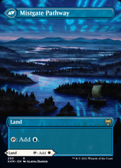 Hengegate Pathway // Mistgate Pathway (Borderless Alternate Art) [Kaldheim] | Good Games North