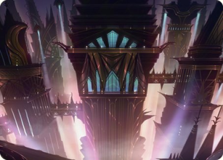 Skybridge Towers Art Card [Streets of New Capenna Art Series] | Good Games North